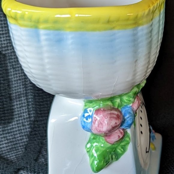 15% OFF Vintage Baby Scales Ceramic Vase/Planter #1  c 1960s - Picture 6 of 8